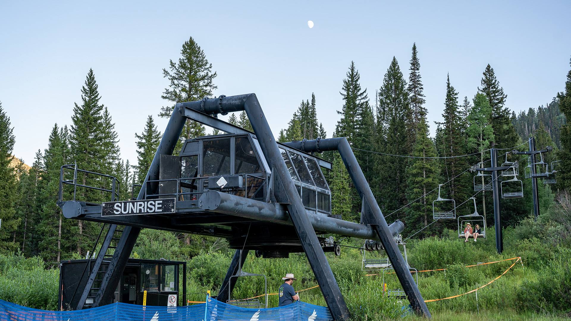 Sunrise lift at Solitude Mountain Resort on a Summer Night