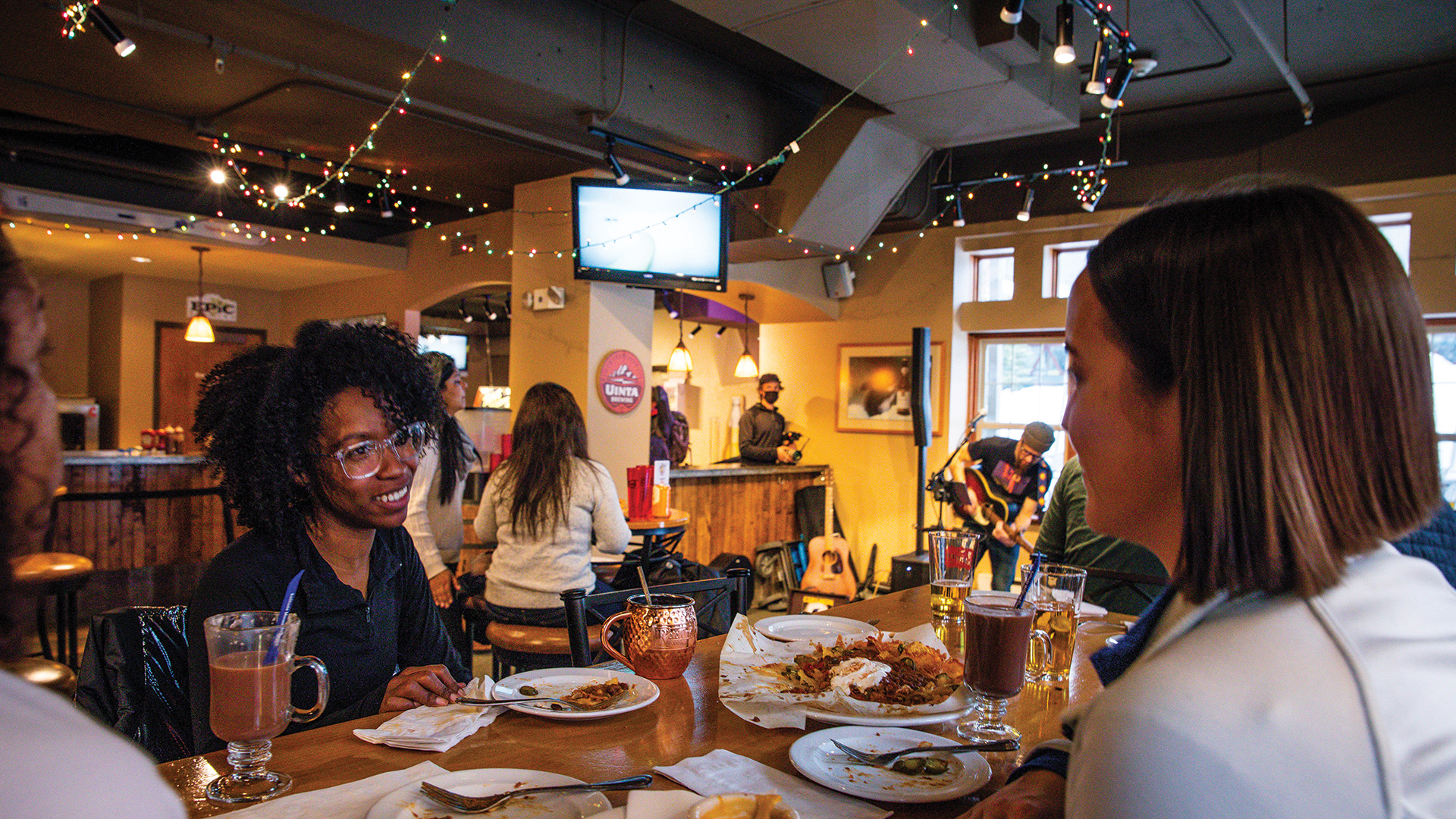 Friends Enjoying Live Music at The Thirsty Squirrel
