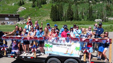 Solitude employees participate in the 4th of July Parade
