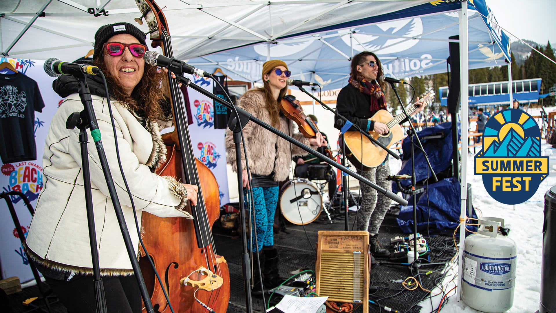 The Sweet Lillies playing at Solitude