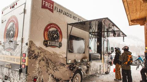 Kodiak Cakes food truck at Solitude Mountain Resort