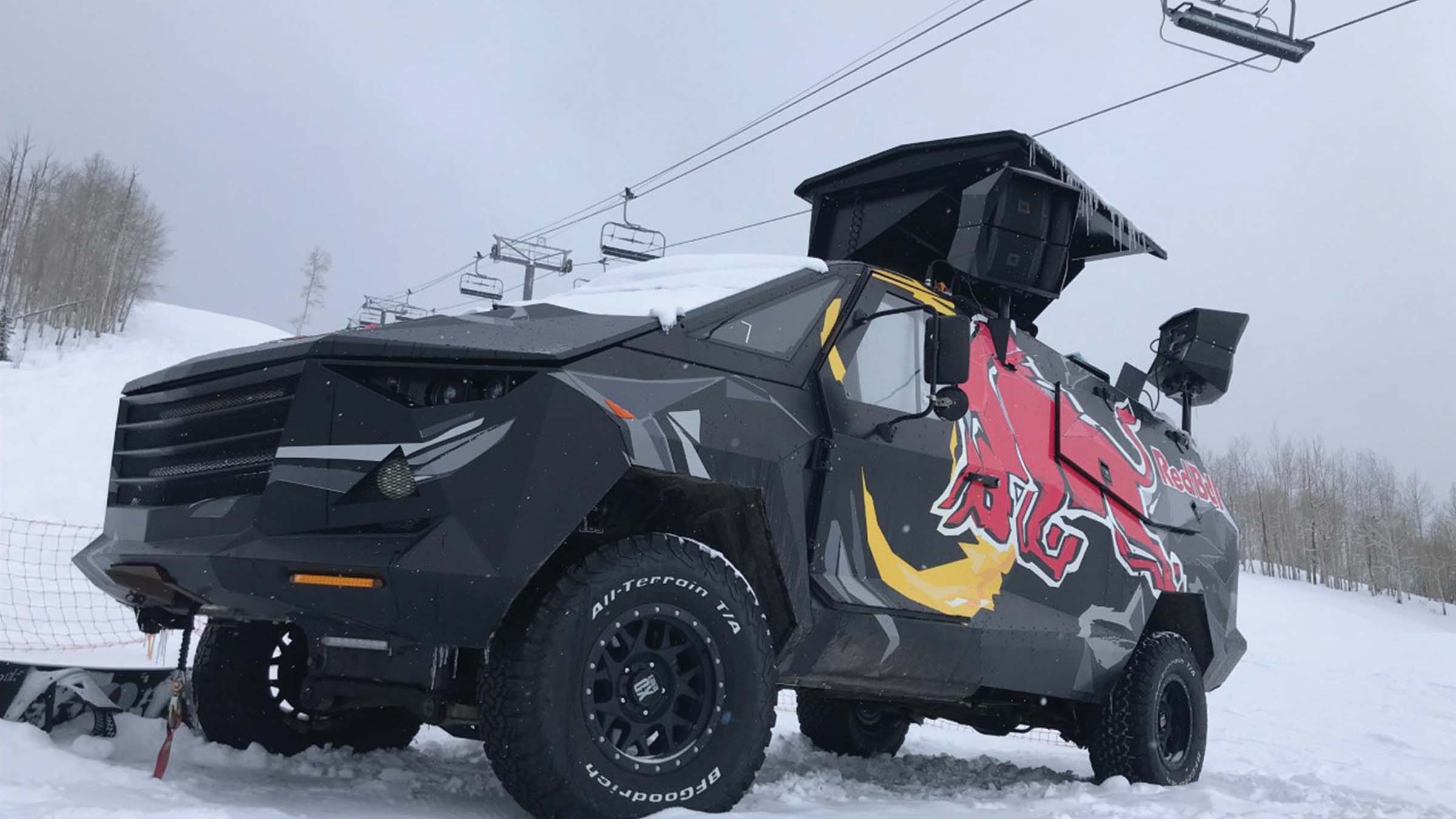 Red Bull Taurus event vehicle