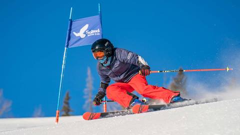 Ski racing at Solitude Mountain Resort