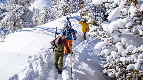Ski touring with Solitude Guides at Solitude Mountain Resort