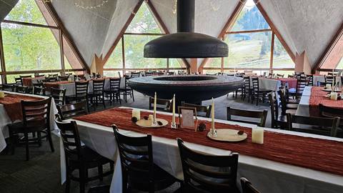 Scenic outdoor wedding nature landscape at Solitude Mountain Resort