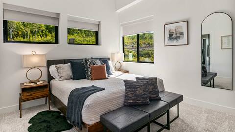 Bedroom at Mountain Estates 5 Luxury Rental at Solitude Mountain Resort
