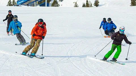 The Freeride Team at Solitude Mountain Resort carves turns