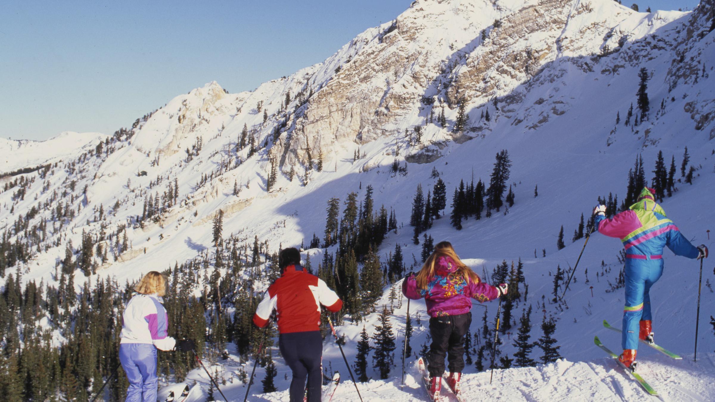 1991 Ski Photo in Honeycomb Canyon