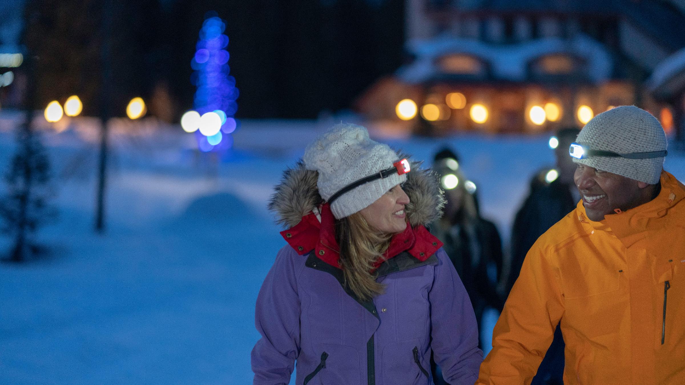 Snowshoeing to The Yurt