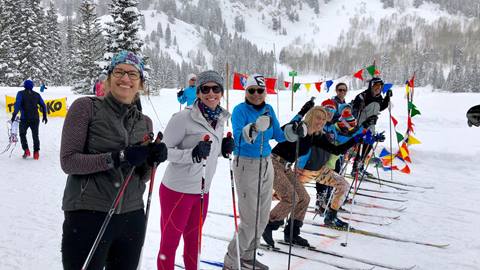 Nordic Center Spring Fling racers