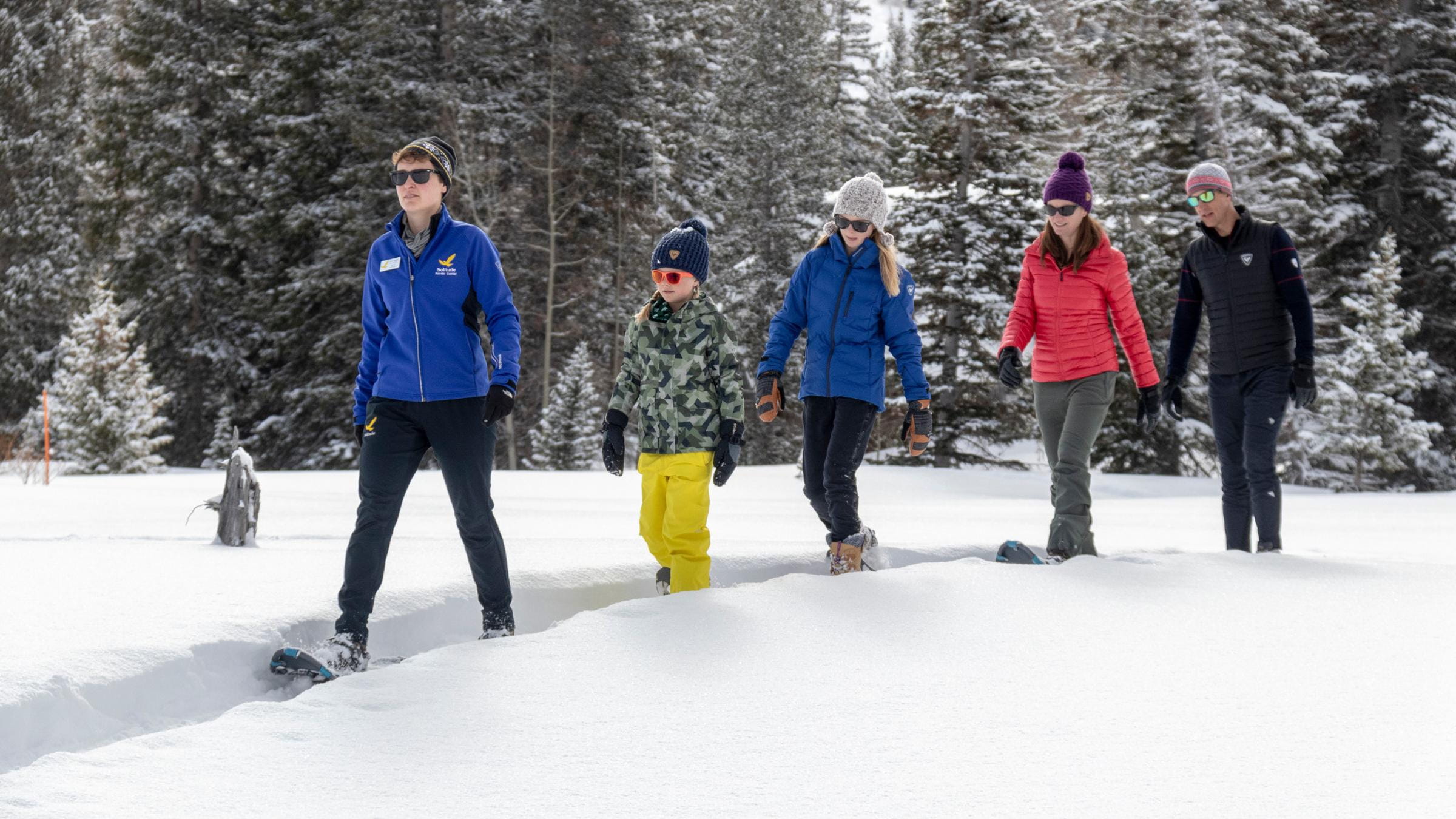 Family Snowshoeing