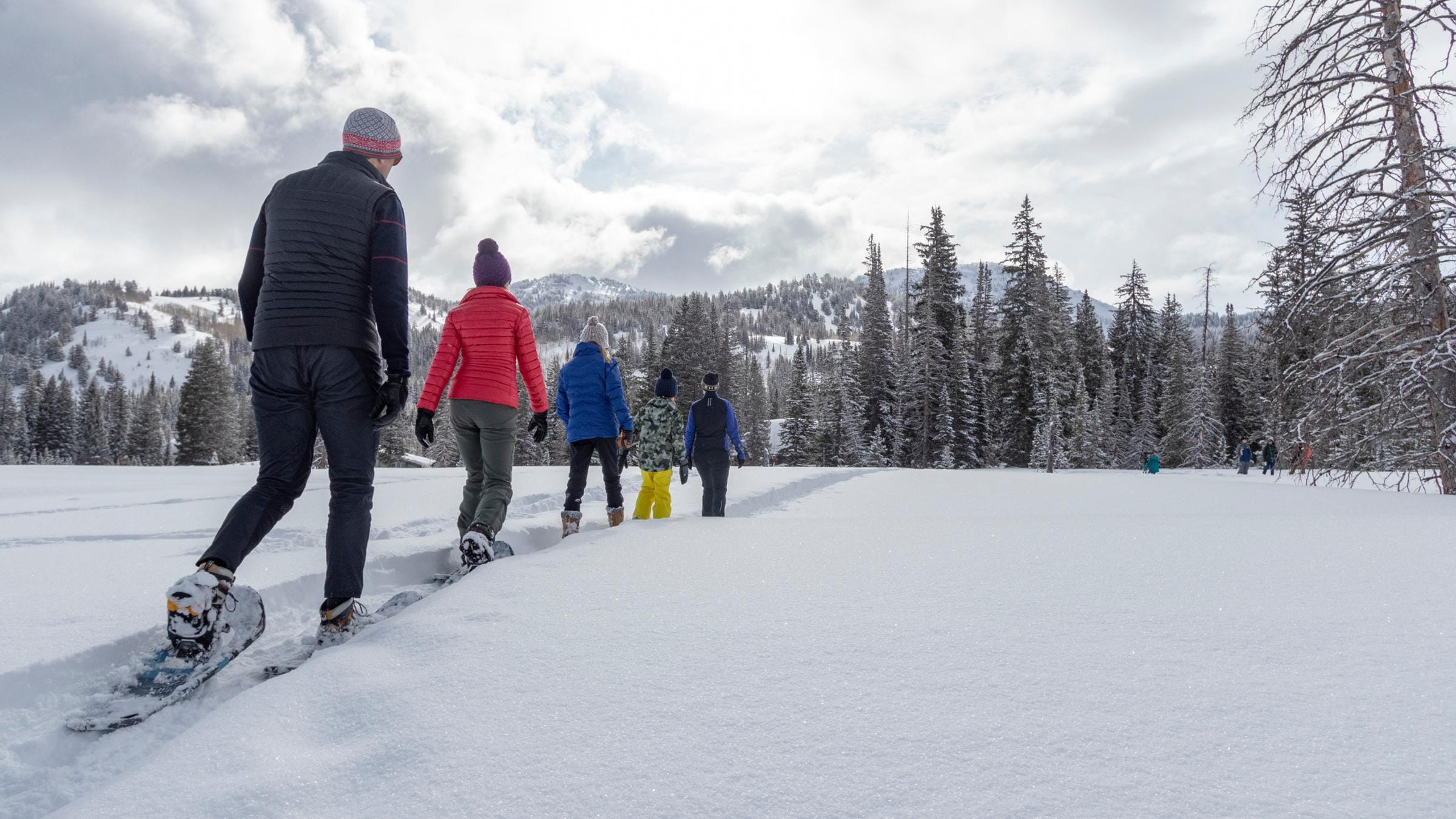 Family Snowshoeing