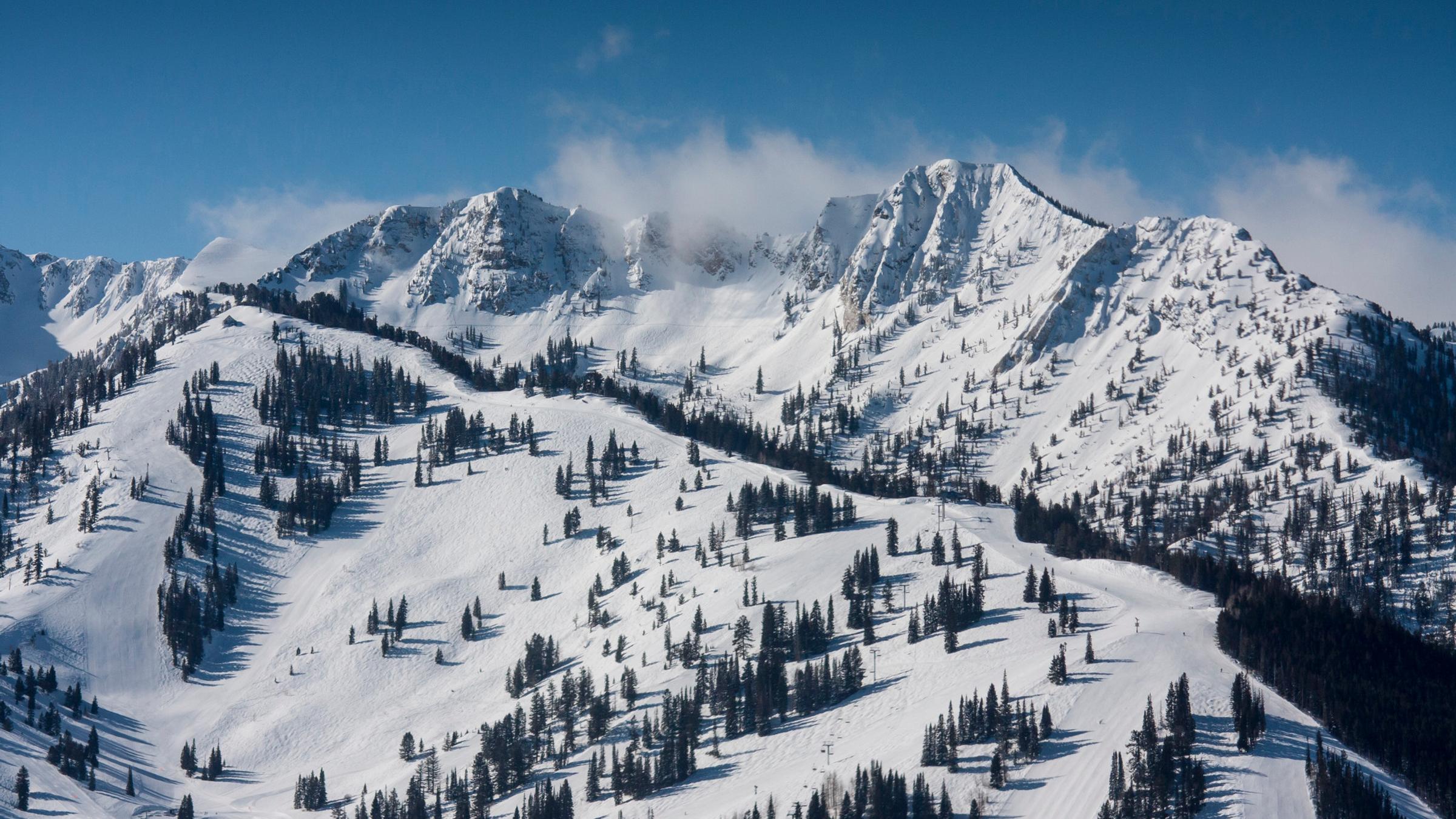 Scenic shot of Solitude and Fantasy Ridge