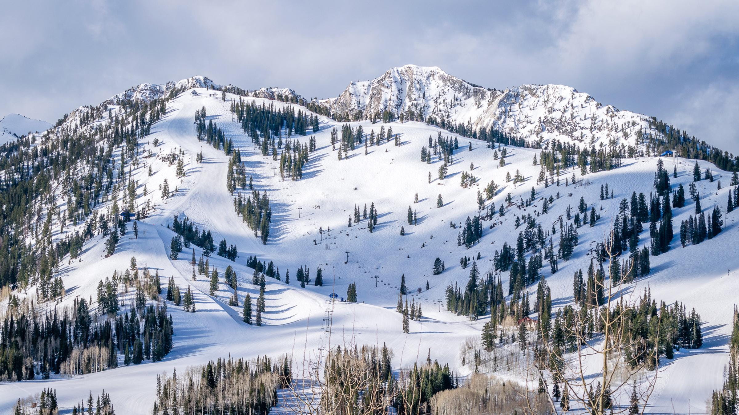 Scenic photo of  Solitude covered in snow
