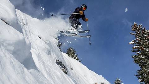 Big Mountain Athlete Gets Air