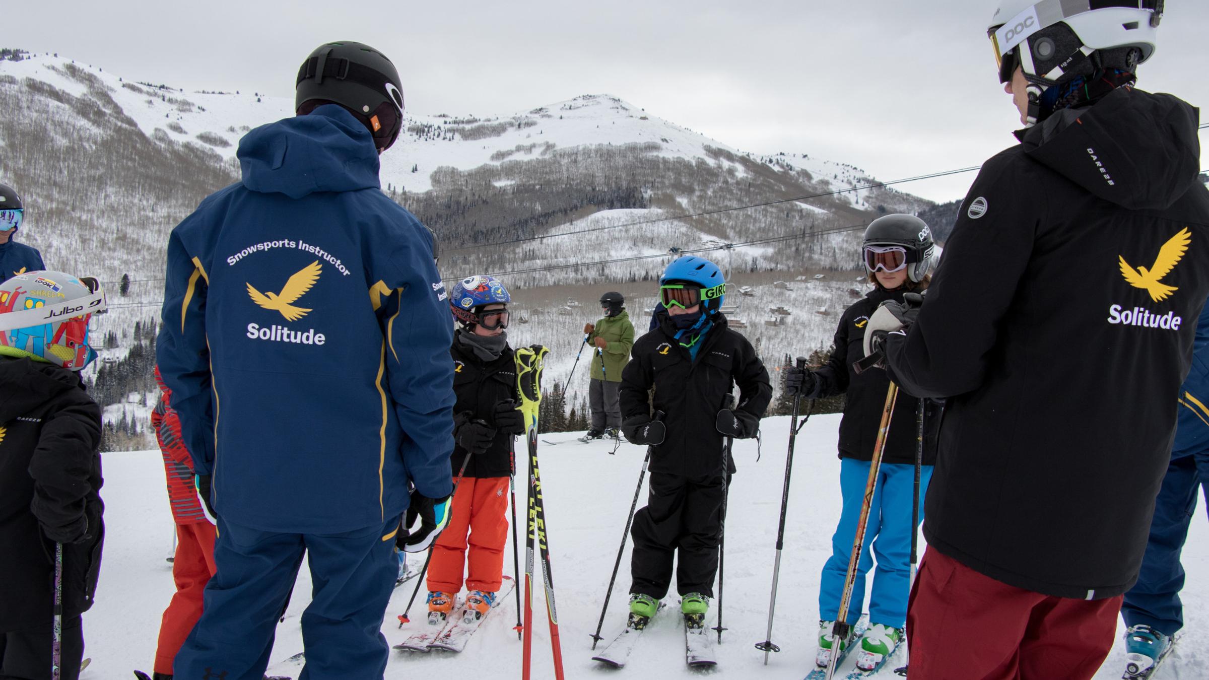 First day of Snowsports Academy teams, "DEVO Team"